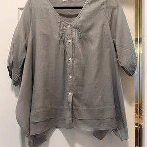 Dolma Tibetan 100% Voila Cotton Blouse - Large